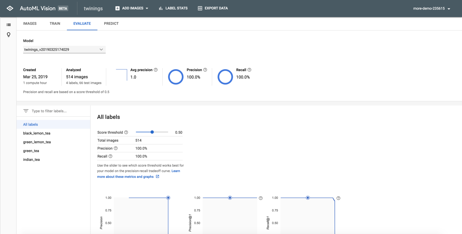 AutoML vision step by step guide