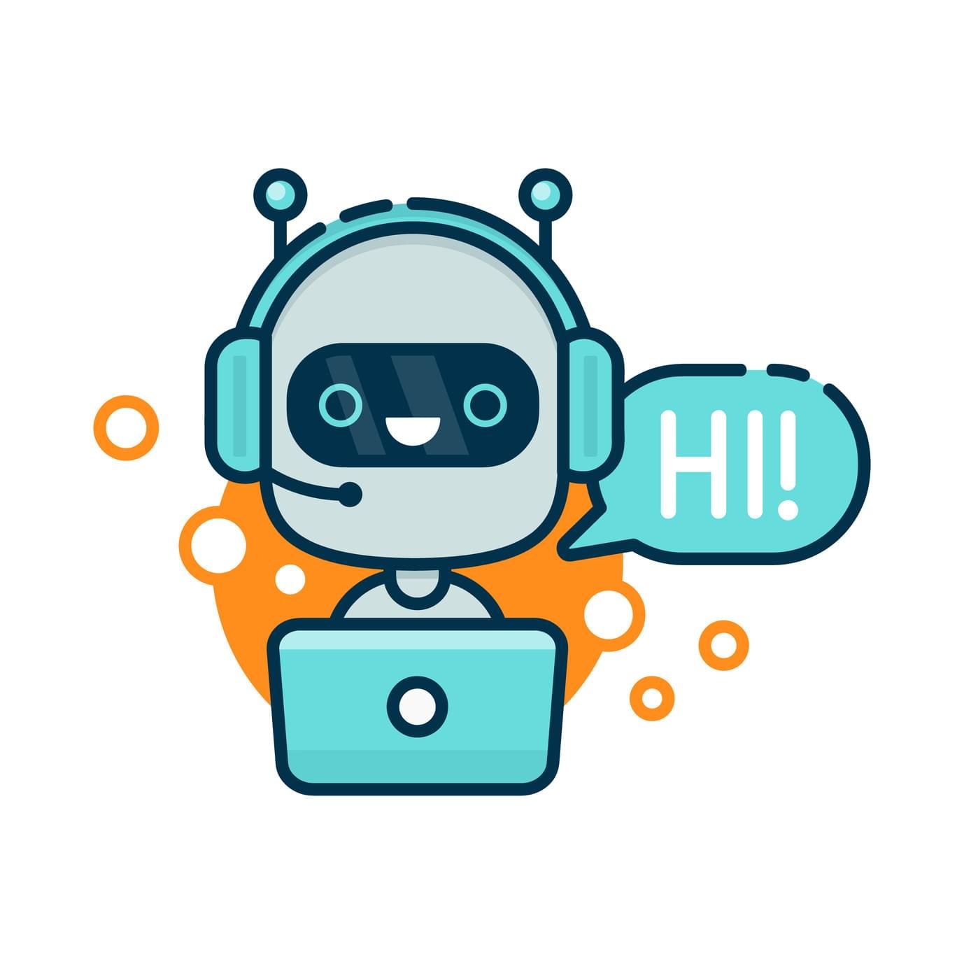 Illustration of a chat-bot.