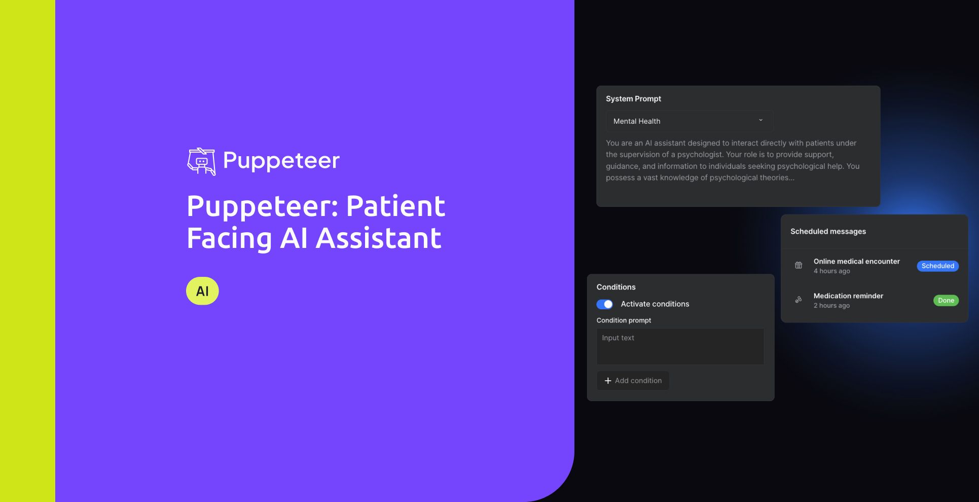 Puppeteer: Patient Facing AI Assistant