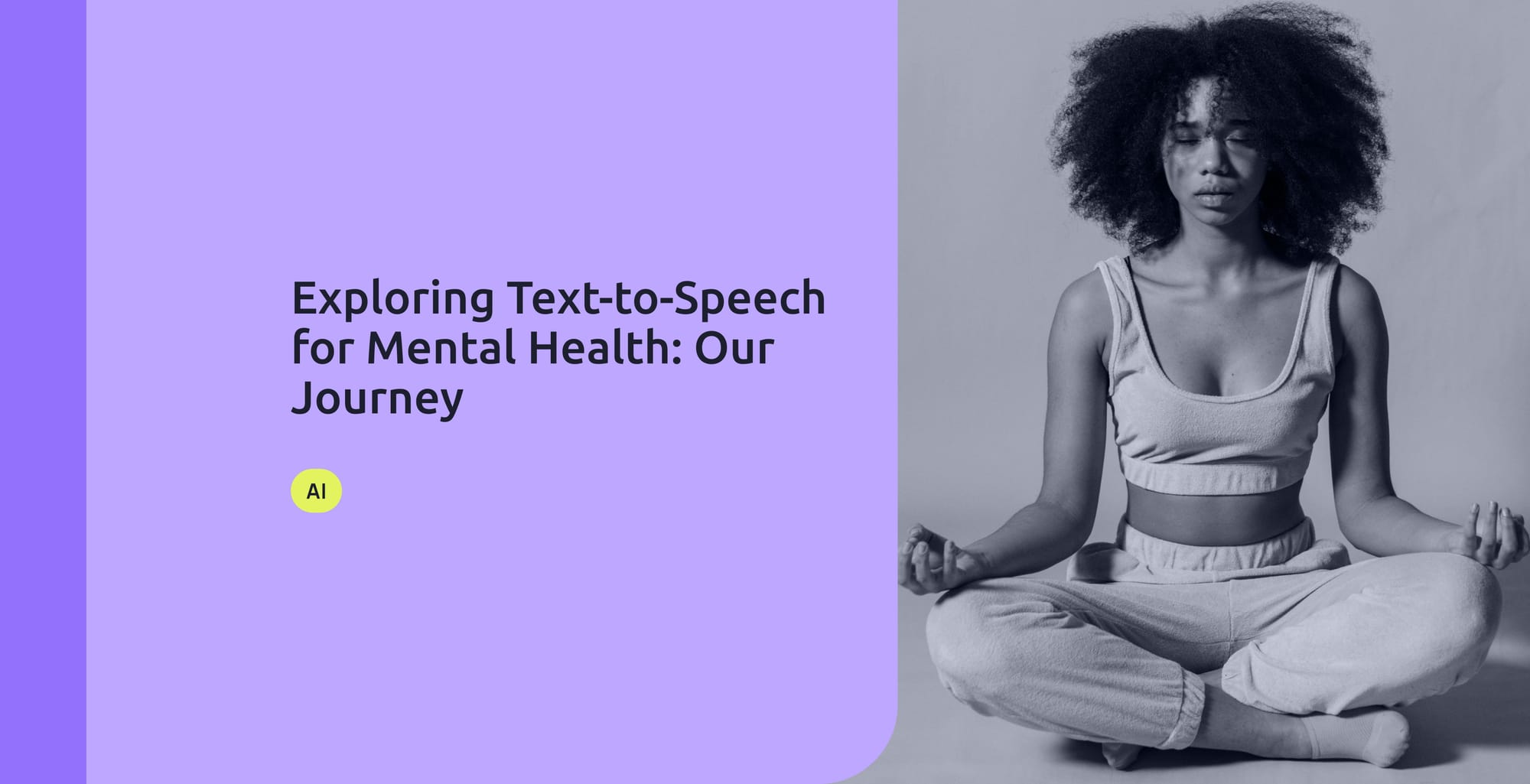 Exploring Text-to-Speech for Mental Health: Our Journey