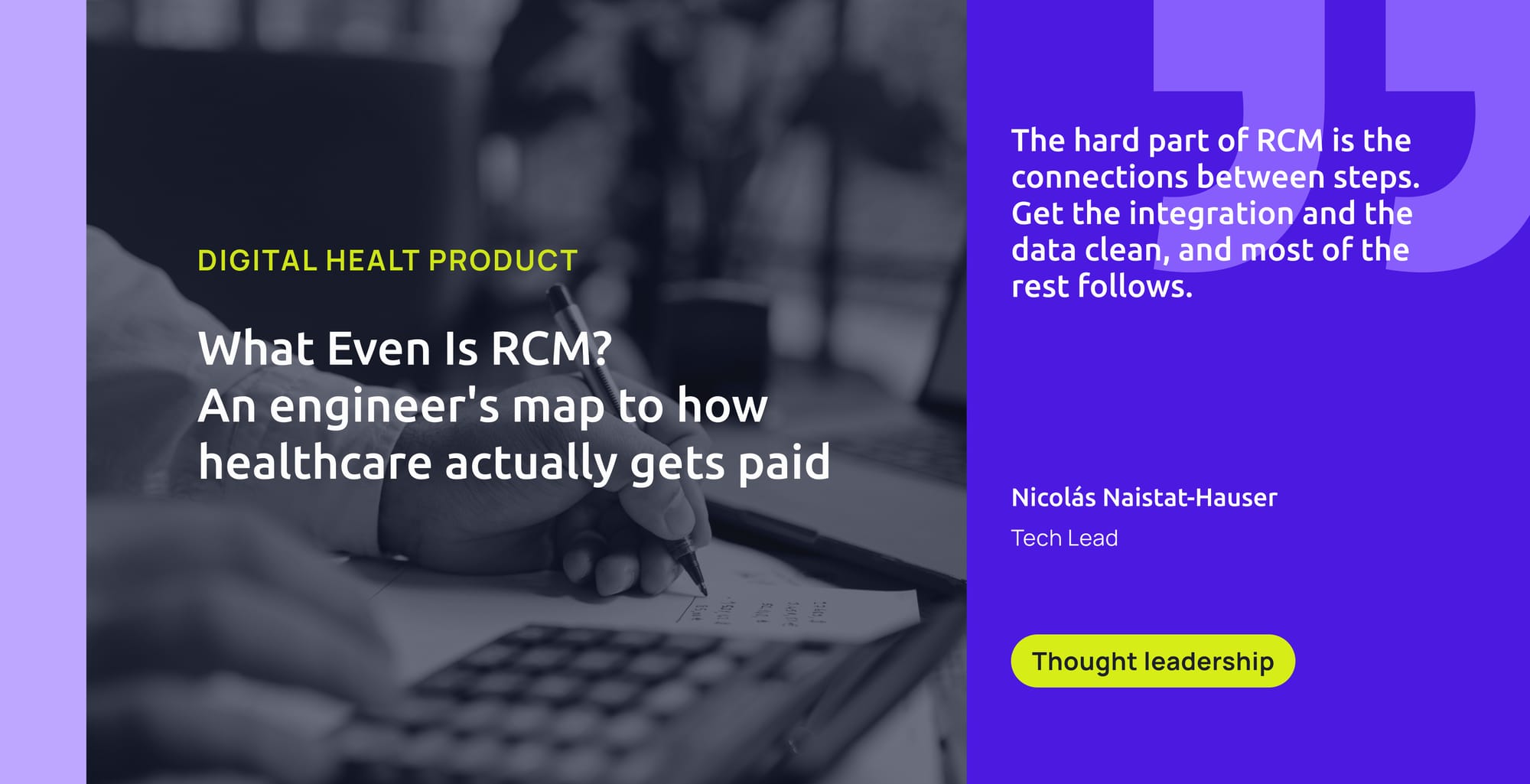 What Even Is RCM? An engineer's map to how healthcare actually gets paid